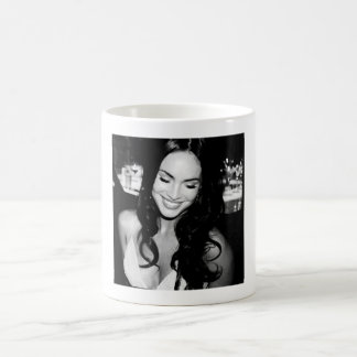 Black and White picture of Megan Fox   Coffee Mug