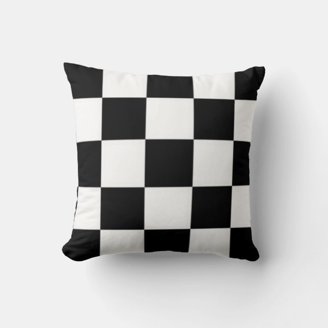 Black  and white Pillow (Front)