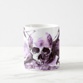 black and white pirate mug