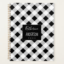 Black and White Plaid Buffalo Check