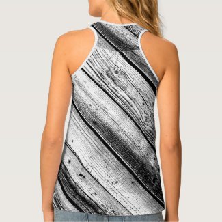 Black and White planks by MKolle Tank Top