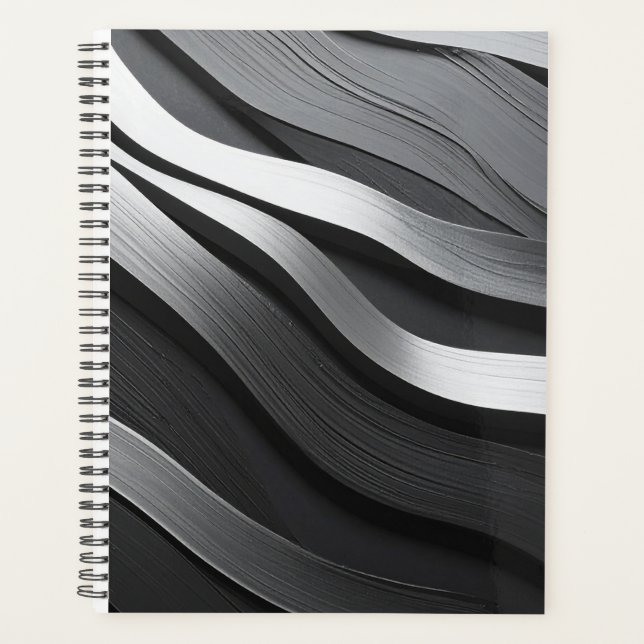 black and white planner (Front)