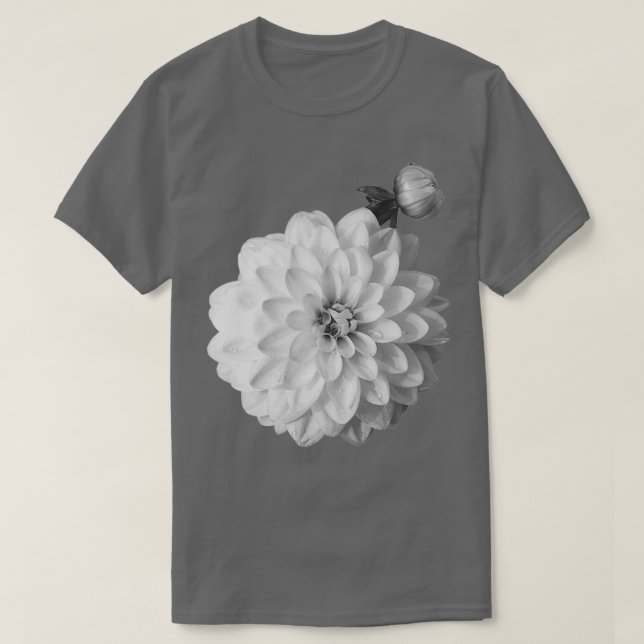 Black and white plant artwork 4 T-Shirt (Design Front)