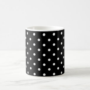 Black And White Polka Dot Coffee Mug