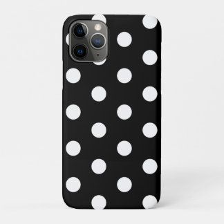 Black and White Polka Dot iPhone Case