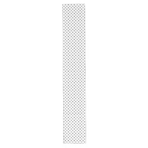 Black and White Polka Dot Pattern Long Table Runner