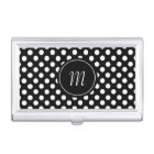 Black and White Polka Dots Business Card Case