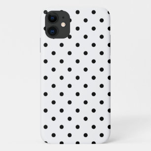 Black and White Polka Dots iPhone 11 Case