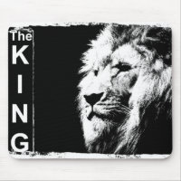 Black And White Pop Art Lion Head Picture Template