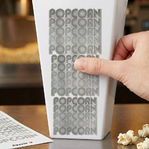 Black and white popcorn