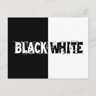 Black And White Postcard