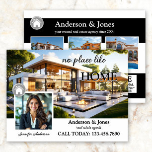 Black and White Professional Photo Real Estate Postcard