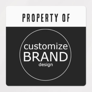 Black and White Property Of Company Business Logo 