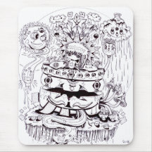 Black and White Psychedelic