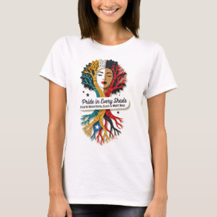 Black and White Puerto Rican Flag Shirt