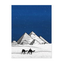 Black and white pyramid Egypt