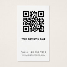 Black and White QR Code