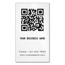 Black and White QR Code