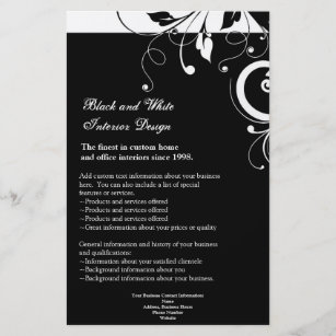  Interior Decorator Flyers  Leaflets Zazzle co uk