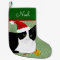 Black And White Santa Cat Personalised