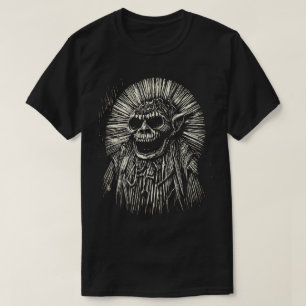 Black and White Scratchboard T-Shirt