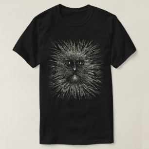 Black and White Scratchboard T-Shirt
