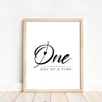 Black And White Script One Day At A Time Sobriety