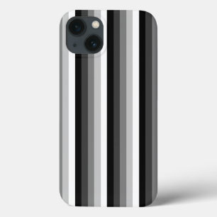 Black and white shadow stripes Case-Mate iPhone ca 13 Case