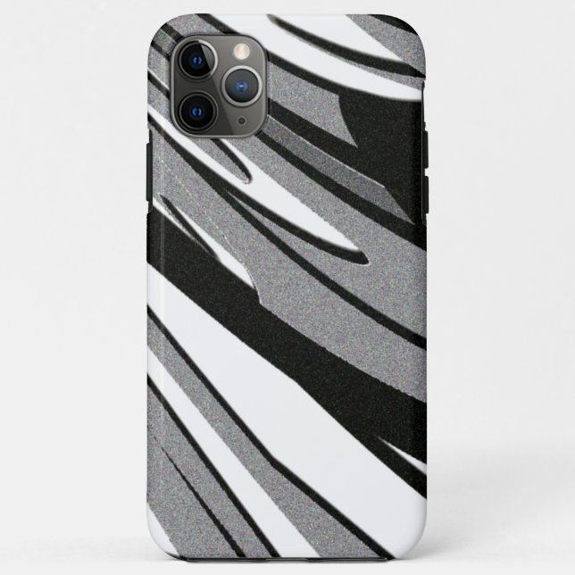 Black and White Shape Art Case-Mate iPhone Case (Back)