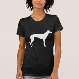 Black and White Shape of Greyhound T-Shirt