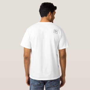 Black and White Shapes Customisable Festival Shirt