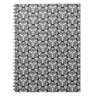 Black and White Sierpinski Notebook