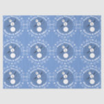 Black And White Snowman Hanukkah Festive Tissue Paper<br><div class="desc">Black And White Cartoon Snowman Winter Holiday Custom Personalised Happy Hanukkah Festive Tissue Paper. Can be customised to change the background colour. Is the wind blowing Mister Snowman over or did he just lose his balance? The "oh dear" expression on his snowy little face makes me smile. Add a whimsical...</div>