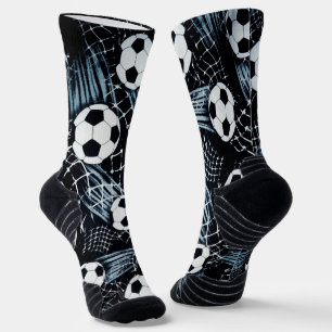 Black And White Soccer Socks