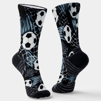 Black And White Soccer Socks