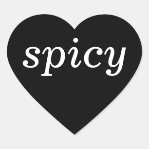 Black and White Spicy Sticker
