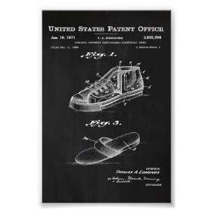 Black and White Sports Canvas Wall Art Basketball