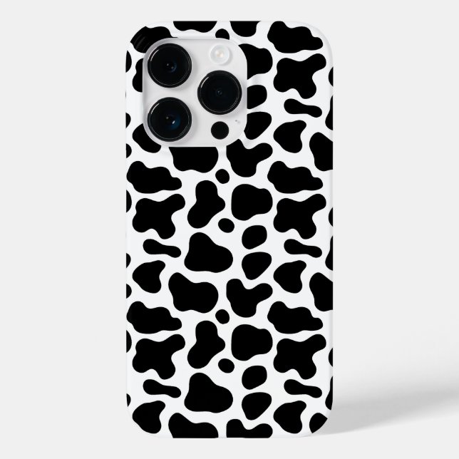 black and white spots, cow pattern Case-Mate iPhone case (Back)