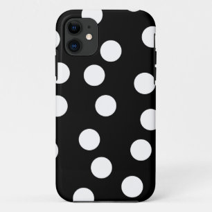 Black and White Spotty Design. iPhone 11 Case