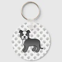 Staffy keyring on sale