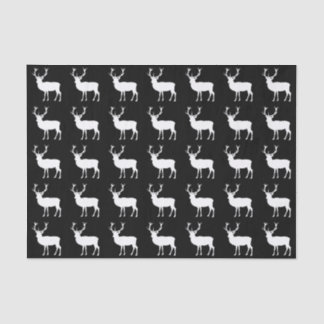 Black and White Stag Party Bachelor's Party Tissue Paper