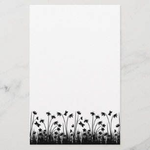 Black and White Stationary Stationery