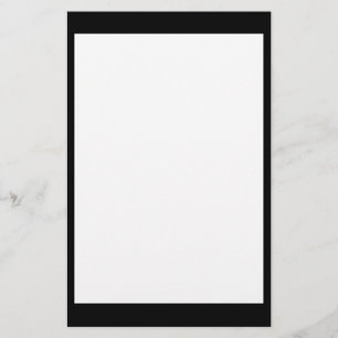 Black and White Stationery