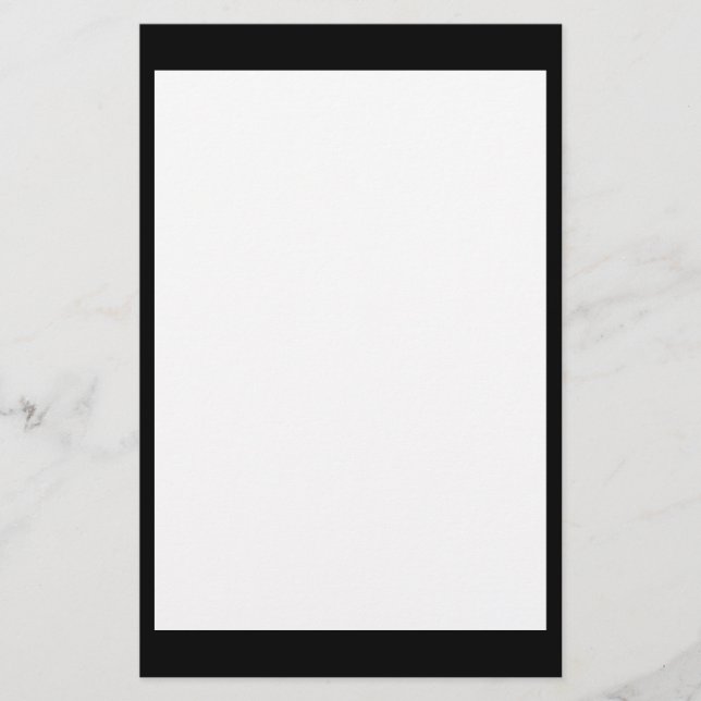Black and White Stationery (Front)