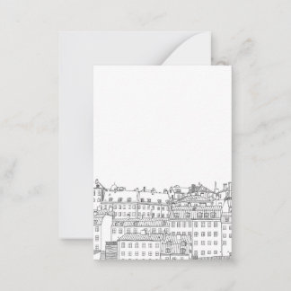 Black and White Stockholm Card