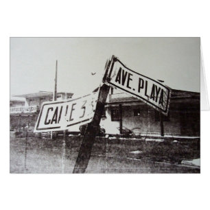 Black and white street sign