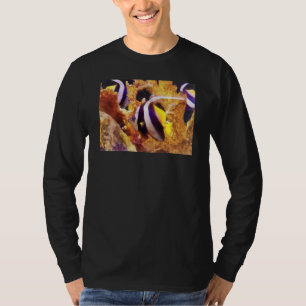Black and White Striped Angelfish T-Shirt