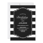 Black and White Striped Birthday Party