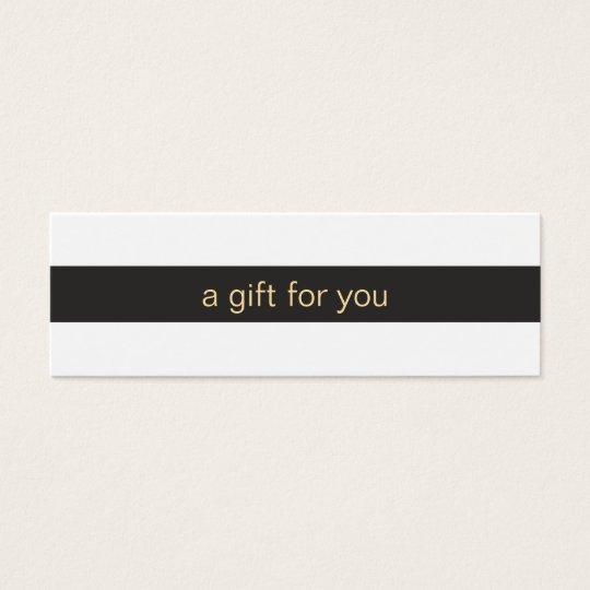 Black and White Striped Gift Card