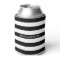 Black and White Striped Pattern Add Your Name